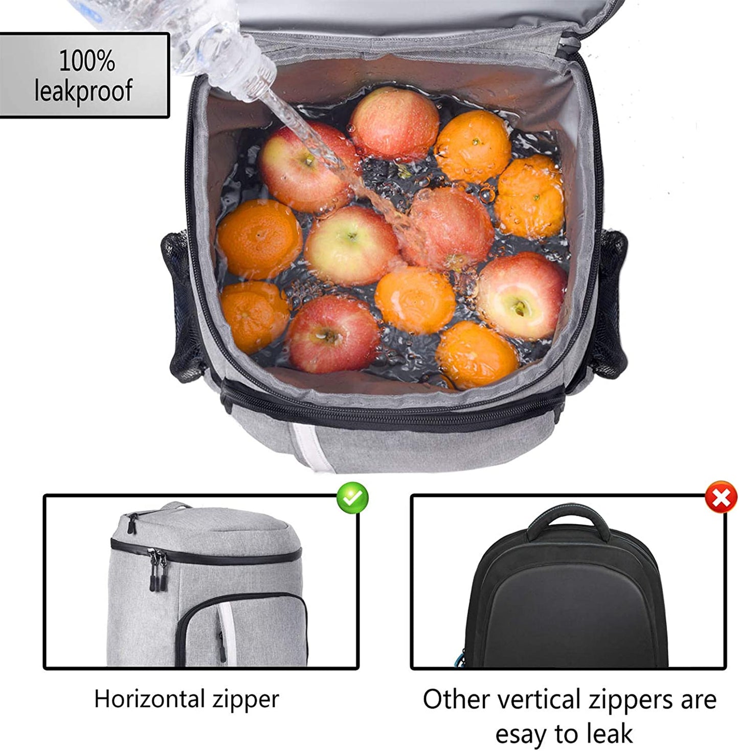Backpack Cooler Leakproof Insulated Waterproof Backpack Cooler Bag