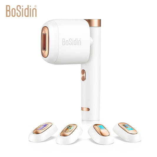 Bosidin Pro Laser Hair Removal 6 Level Energy Ice Cool Skin Rejuvenation Permanent Hair Removal Home Pulsed Light Ipl Depilator